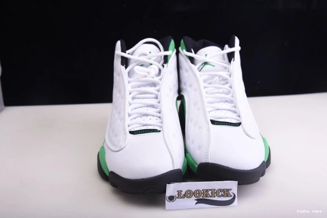 Rep Husky Air DB6537-113 Jordan 13 Green Lucky 0806